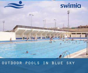 Outdoor Pools in Blue Sky