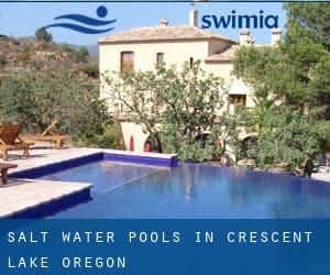 Salt Water Pools in Crescent Lake (Oregon)